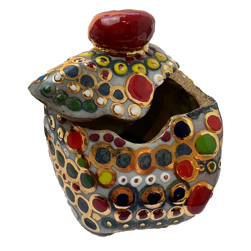 SOLD OUT - Ceramic Polka Dot Box