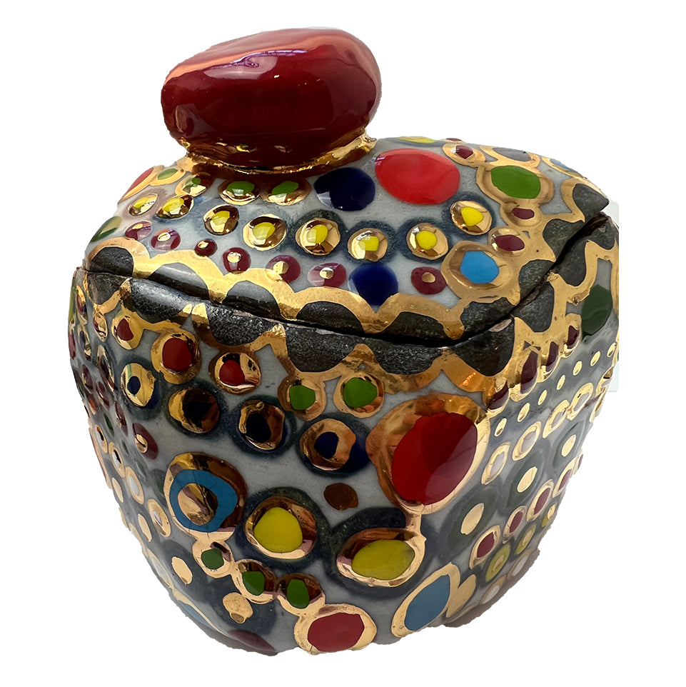 SOLD OUT - Ceramic Polka Dot Box