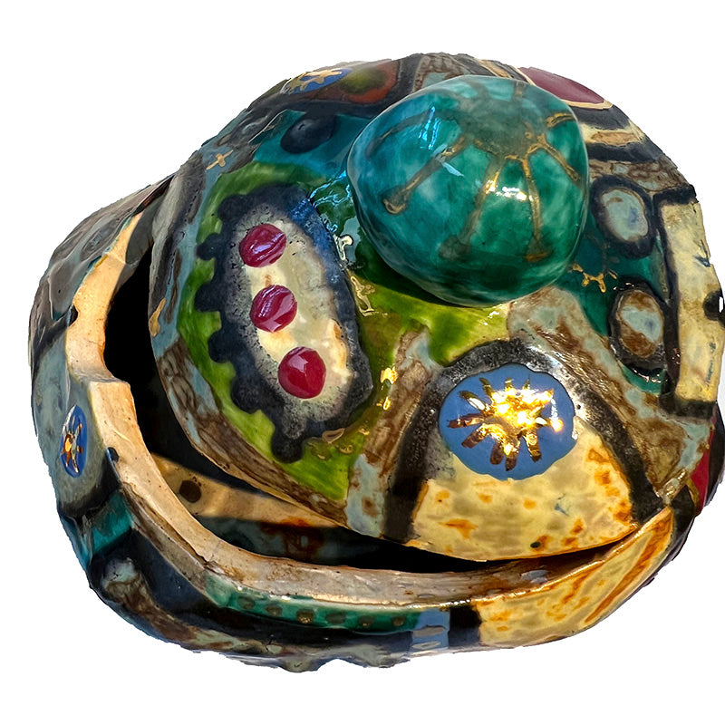 Abstract Multicolor Ceramic Box